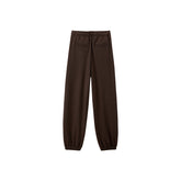 Women's High Waist Solid Pants